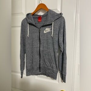 Nike grey lightweight zip up jacket